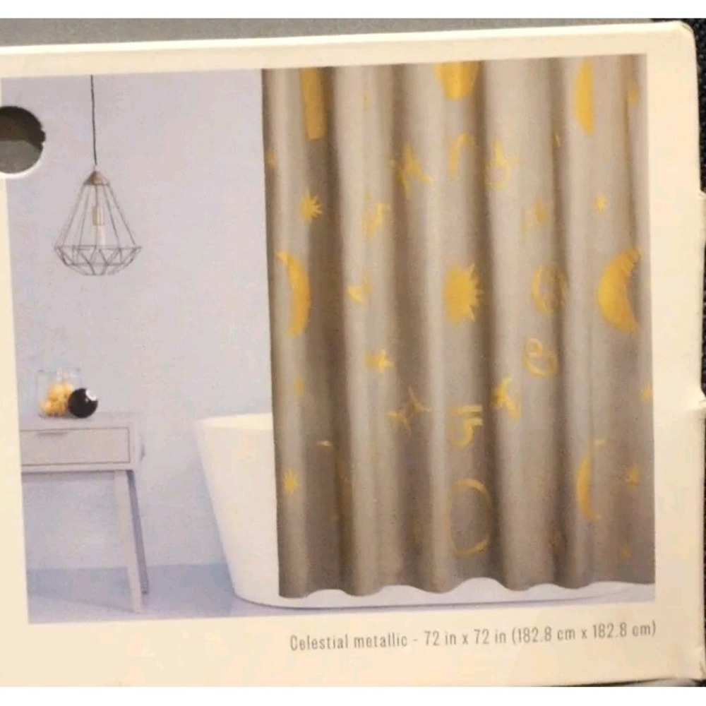 Waffle Weave Fabric Shower Curtain - Room Essentials - 72" x 72"